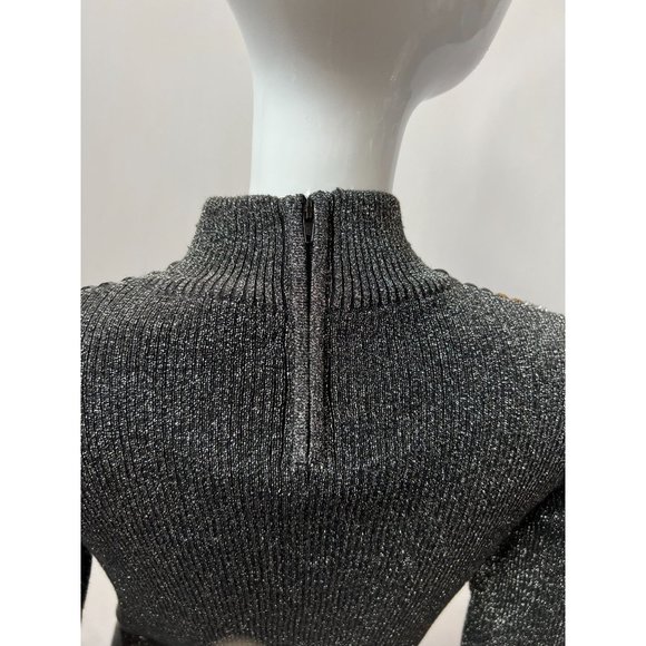 Investments Jeweled Neck Sweater  Large Black  Vintage Cotton Poly Blend - Picture 15 of 16